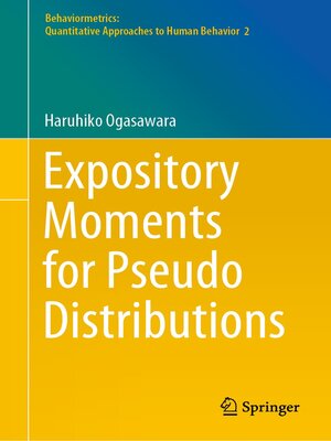 cover image of Expository Moments for Pseudo Distributions